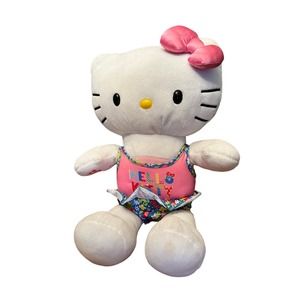 Build a Bear Hello Kitty Sanrio Summertime Plush with Swimsuit and Bow